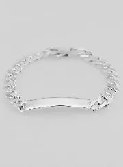 Identiteit Armband Zilver 19cm - Schakels 7mm