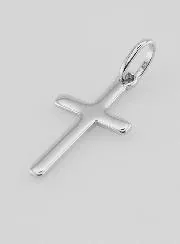 Hanger Kruis Eenvoudig Echt Zilver 18mm
