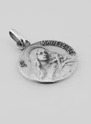 Hanger Heilige Maria Magdalena Massief Zilver - 18mm