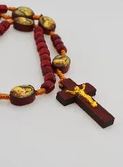 Rozenkrans Heilige Theresia - Houten Kralen