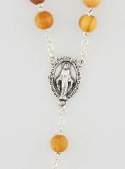 Rozenkrans van Hout Medaille Maria Wonderdadige