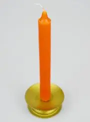 Doorgekleurde Kaars Oranje