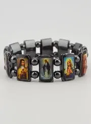 Heiligen Armband Beschermheilige - Hematiet Zwart