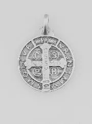 Benedictus Medaille 925 Sterling Zilver - 18mm