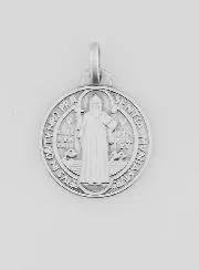 Benedictus Medaille 925 Sterling Zilver - 18mm