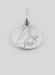 Hangertje Theresia Echt Zilver - 12 mm