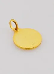 Hanger Heilige Geest Vredesduif Verguld - 14mm