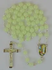 Rozenkrans Lourdes Lichtgevend Glow in the Dark - Lourdes Medaille