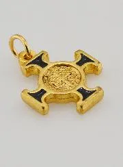 Kruis Benedictus Metaal - Zwart - 2cm