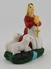 Beeldje Heilige Bernadette Soubirous - 10 cm