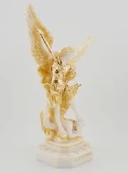 Albasten Beeld Heilige Michaël Aartsengel - 22 cm