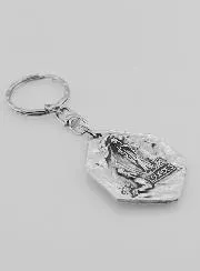 Sleutelhanger Christoffel - Beschermheer van de Reiziger 4 cm