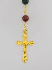 Rozenkrans Agaat Stijl en Goud Ketting